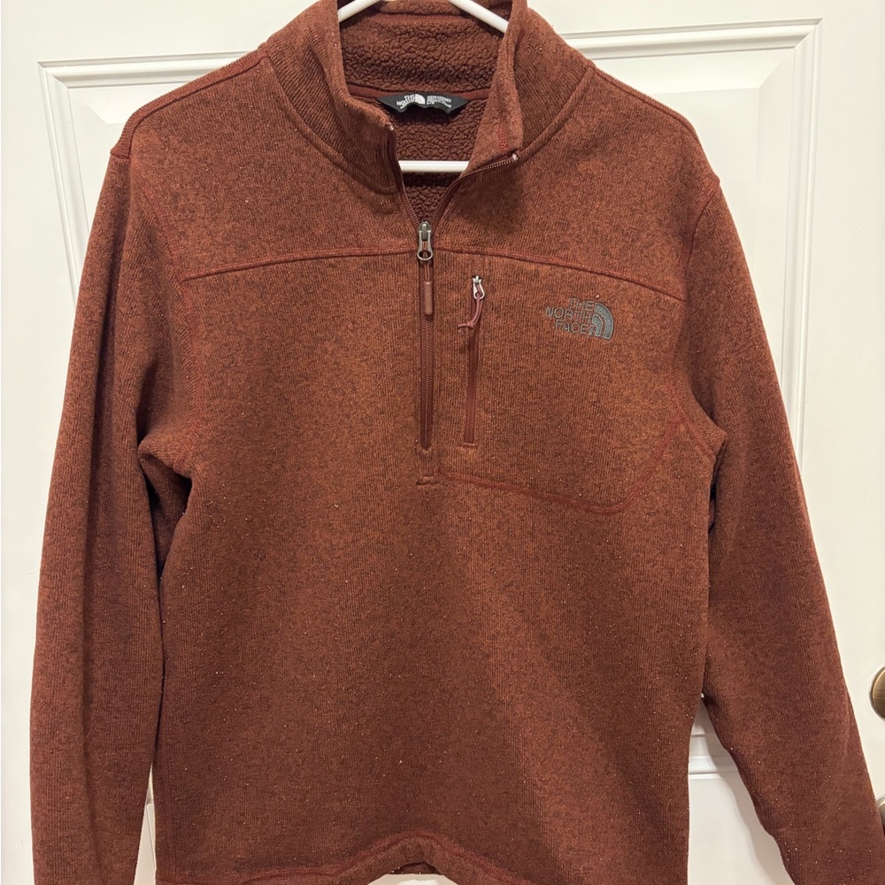 The North Face Men's Zip-Up in Rust